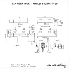 Sen tắm nhiệt độ KOHLER Stance K-72844T-9-CP