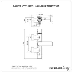 Sen tắm nhiệt độ KOHLER K-73110T-7