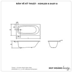 Bồn tắm KOHLER K-940T-0