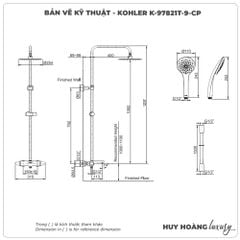 Sen cây nhiệt độ KOHLER K-97821T-9-CP