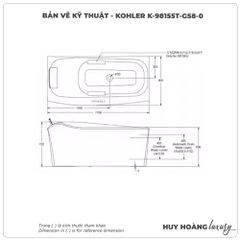 Bồn tắm massage bọt khí KOHLER K-98155T-G58-0