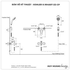 Sen tắm nóng lạnh KOHLER K-99460T-ZZ-CP