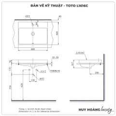 Chậu rửa mặt đặt bàn TOTO L1616C