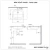 Chậu rửa mặt dương vành TOTO L763
