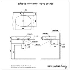 Chậu rửa mặt đặt bàn TOTO LT4706