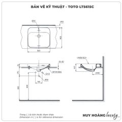 Chậu rửa mặt đặt bàn TOTO LT5615C