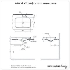 Chậu rửa mặt đặt bàn TOTO LT5716