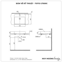 Chậu rửa mặt đặt bàn TOTO LT950C#XW