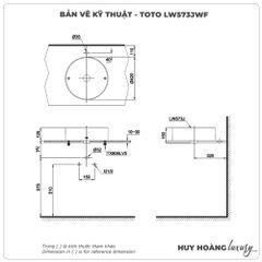 Chậu rửa mặt đặt bàn TOTO LW573JWF