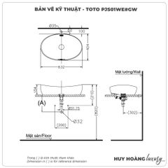 Chậu rửa mặt đặt bàn TOTO PJS01WE#GW