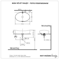 Chậu rửa mặt đặt bàn TOTO PJS01WE#MW