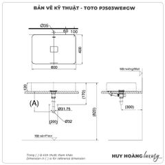 Chậu rửa mặt đặt bàn TOTO PJS03WE#GW