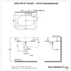 Chậu rửa mặt đặt bàn TOTO PJS05WE#GW