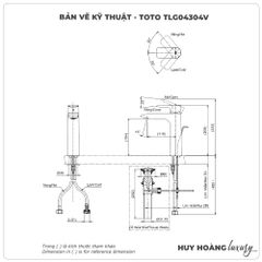 Vòi lavabo nóng lạnh TOTO TLG04304V