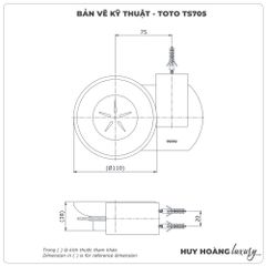 Khay đựng xà phòng TOTO TS705