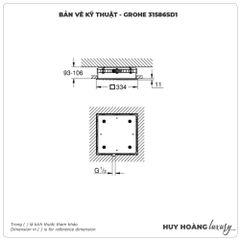 Bát sen âm trần GROHE 31586SD1