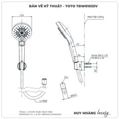 Bát sen cầm tay TOTO TBW01035V