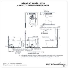 Bồn cầu thông minh TOTO NEOREST CS911VT/TCF87120GAA/T53P100VR