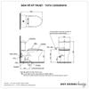 Bồn cầu 2 khối nắp rửa điện tử TOTO CS302DW16