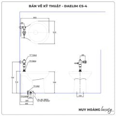 Bồn tiểu nữ DAELIM CS-4