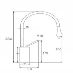 Vòi rửa bát nóng lạnh DAELIM DL380B