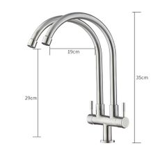 Vòi rửa bát lạnh 2 vòi DAELIM DL1022K