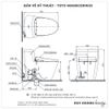 Bồn cầu điện tử TOTO MS636CDRW23