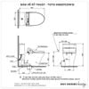 Bồn cầu điện tử TOTO MS857CDW15