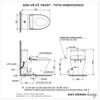 Bồn cầu điện tử TOTO MS857CDW23