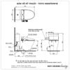 Bồn cầu điện tử TOTO MS857DW18