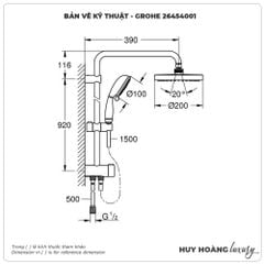 Sen cây GROHE 26454001