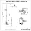 Sen cây nóng lạnh KOHLER K-31803T-ZZ-CP