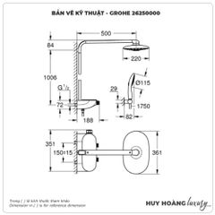 Vòi lavabo nóng lạnh GROHE 32647AL3
