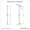 Thanh trượt sen tắm TOTO TBW01015B