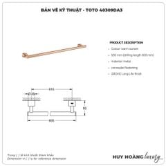 Thanh vắt khăn GROHE 40309DA3