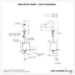 Vòi cảm ứng TOTO TLE28002V/TLE01502A1 (Điện)