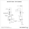 Vòi cảm ứng TOTO TLE28002V/TLE04502A1 (Pin)