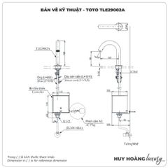 Vòi cảm ứng TOTO TLE29002V/TLE03502A1 (Tái tạo năng lượng)