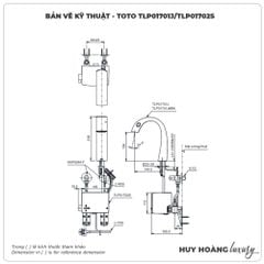 Vòi lavabo cảm ứng TOTO TLP01701J/TLP01702S