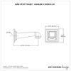 Vòi xả bồn KOHLER K-13139-A-CP gắn tường