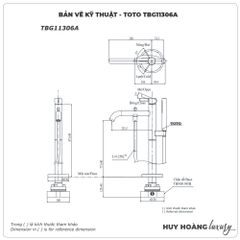 Vòi sen xả bồn tắm TOTO TBG11306A/TBN01105B