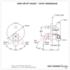 Van điều chỉnh nóng lạnh TOTO TBS03304B