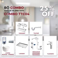 Combo thiết bị vệ sinh TOTO trung cấp TTC04