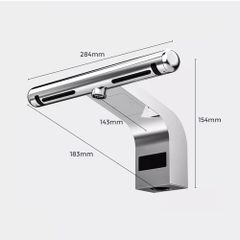 Vòi cảm ứng kết hợp máy sấy tay DAELIM DLE154