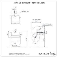 Lô giấy vệ sinh TOTO YH408RV