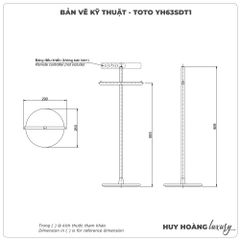 Móc treo giấy vệ sinh TOTO YH63SDT1