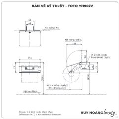 Lô giấy vệ sinh TOTO YH902V