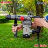  MÁY KHOAN ĐỤC BÊ TÔNG KAIZEN 2 CHỨC NĂNG 26MM KZ-RH26 CHÂN PIN M21 