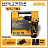  Máy Khoan Pin 2 chức năng BenZ BZ-CD16BL2 (Pin 16.8V) 