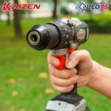  Máy khoan pin Kaizen KZ-6180B, 3 chức năng, 13mm motor không chổi than 